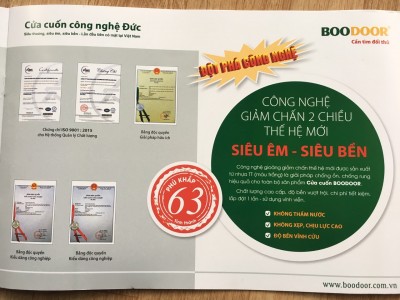 Cửa cuôn công nghệ đức khe thoáng BOODOOR 